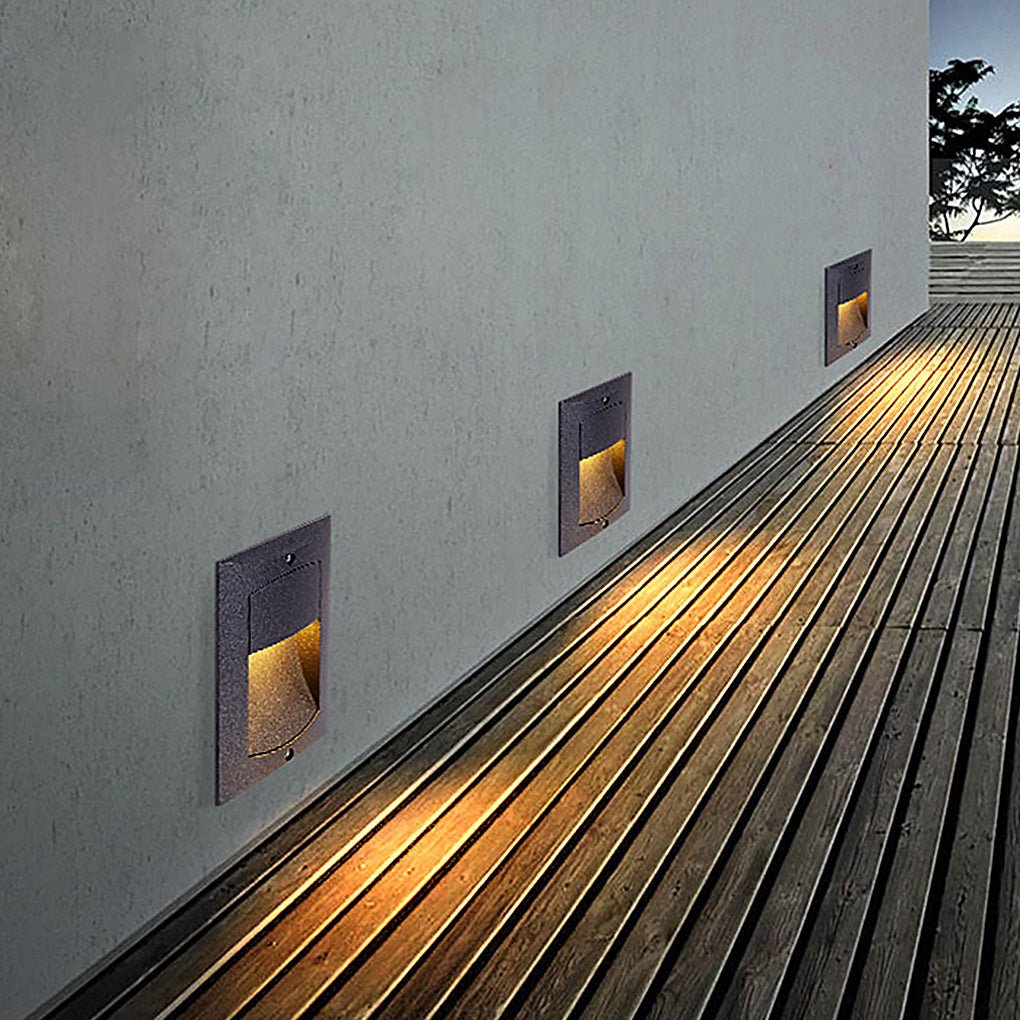 Godfrey Rectangle Modern Outdoor Sconces Lights