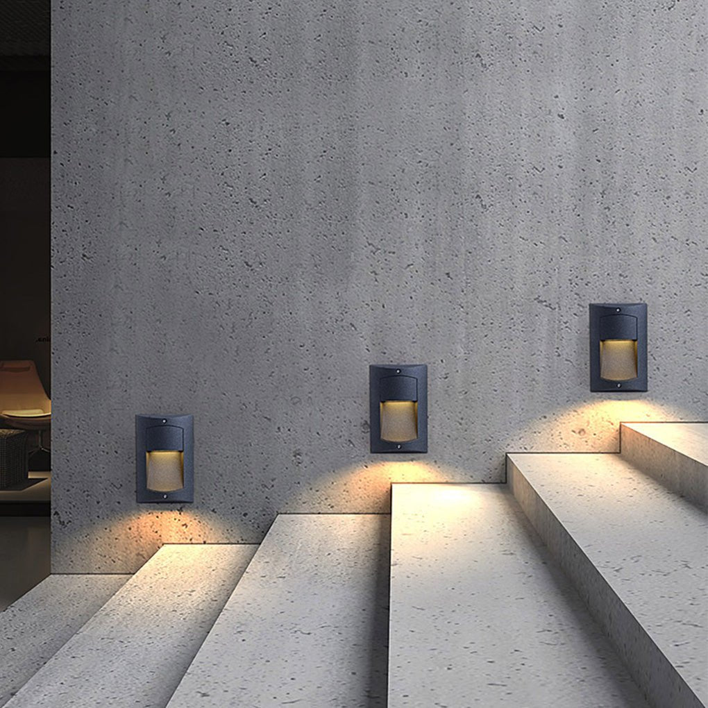 Godfrey Rectangle Modern Outdoor Sconces Lights