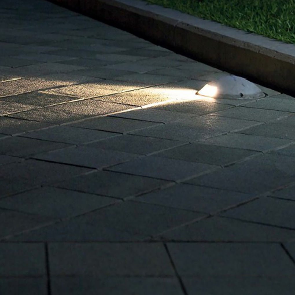 Welrn Round Modern LED Outdoor Step Lights