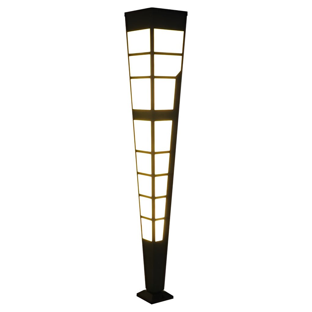 Dixon Modern Marble Steel Outdoor Post Light