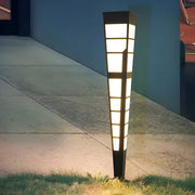 Dixon Modern Marble Steel Outdoor Post Light