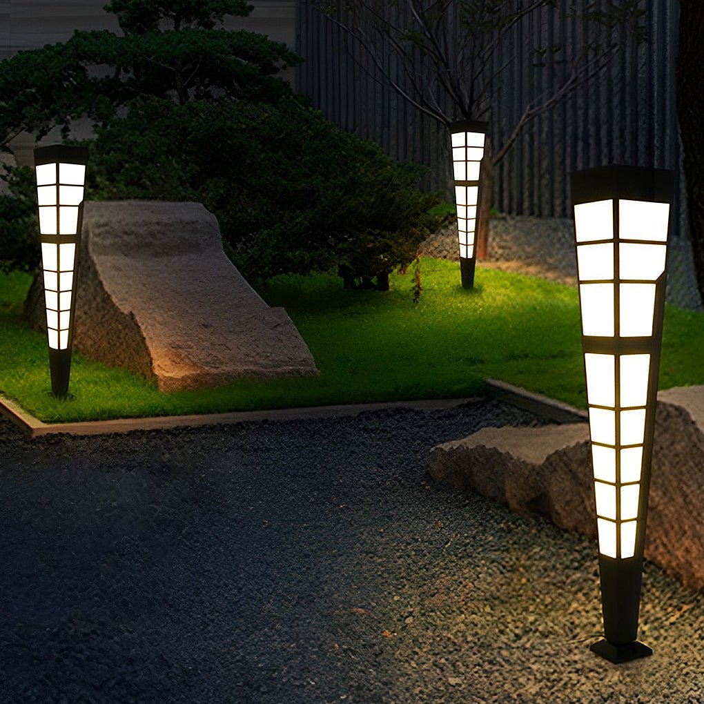 Dixon Modern Marble Steel Outdoor Post Light