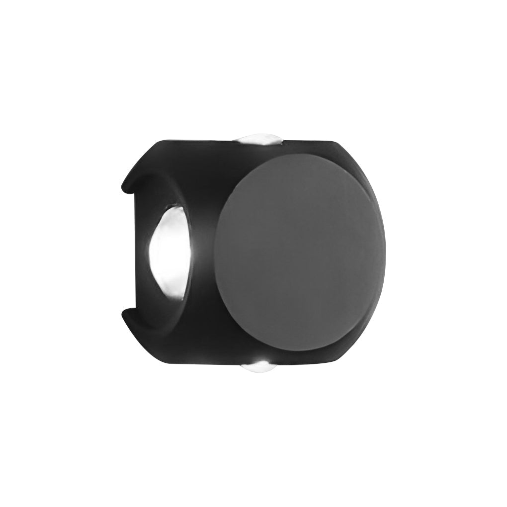 Silvery Modern Minimalist Outdoor Sconce Wall Lamp