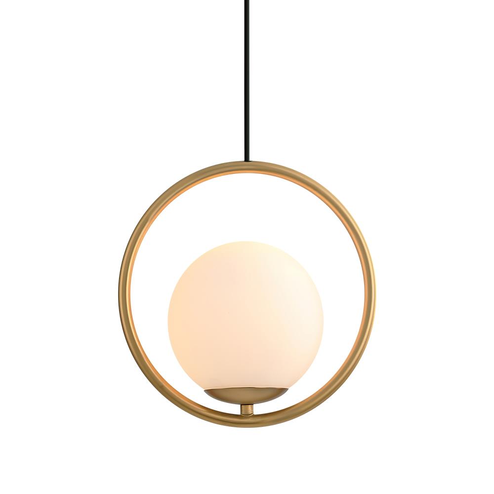 Qvistuva Modern Globe Pendant Light-Neutral Decor