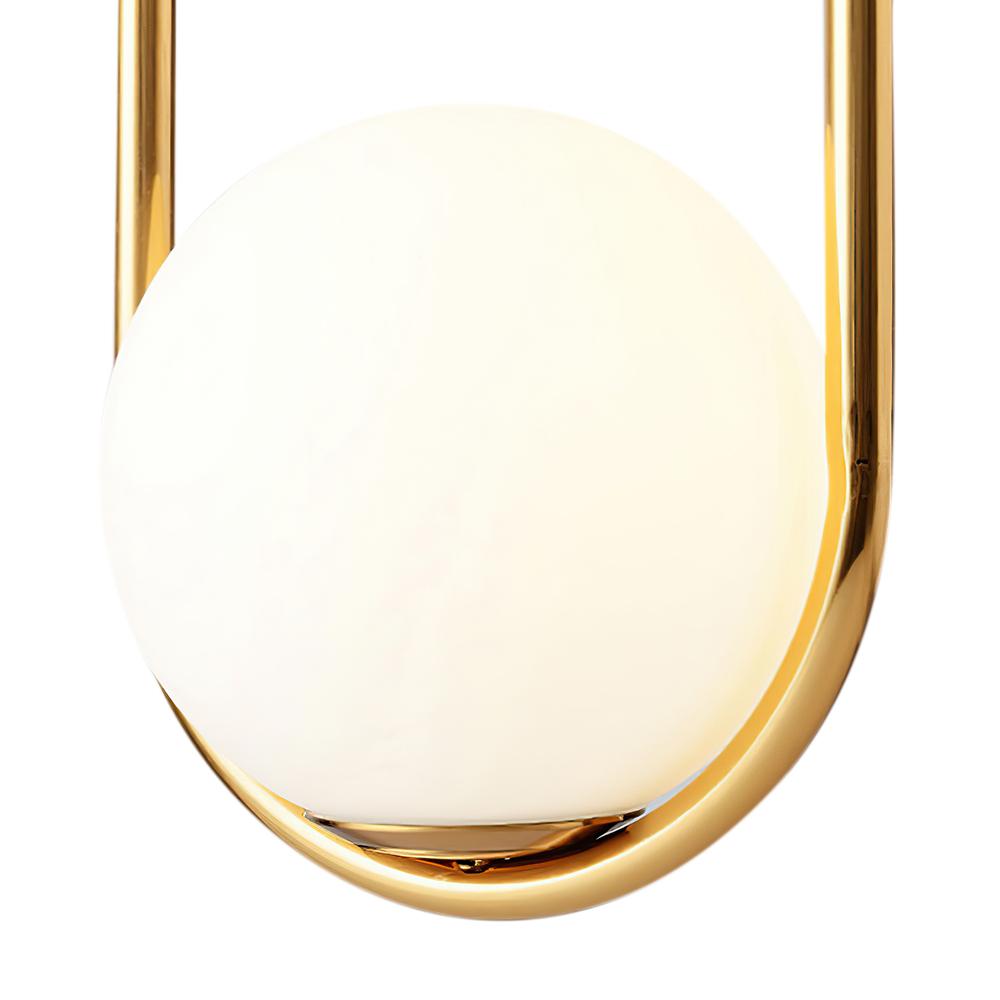 Qvistuva Modern Globe Pendant Light-Neutral Decor