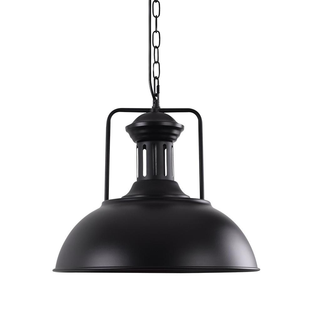 Ulven Industrial Metal Dome Pendant Light - Lamp Copper