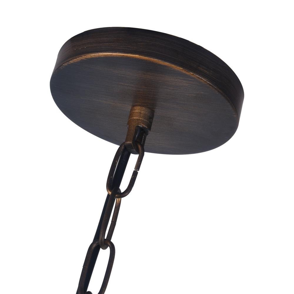 Ulven Industrial Metal Dome Pendant Light - Lamp Copper