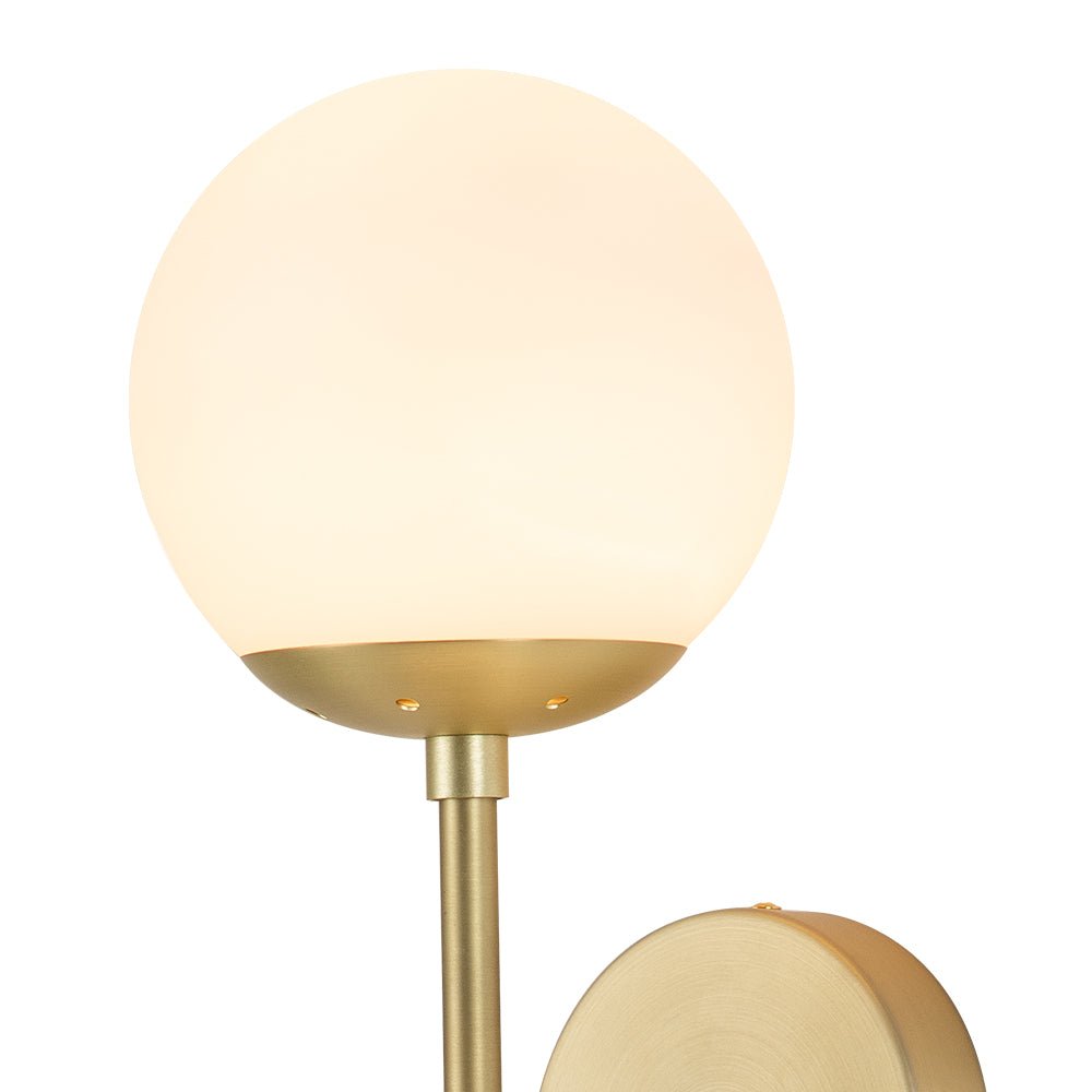 Hjarta Minimalist Glass Wall Sconce - Lamp Copper