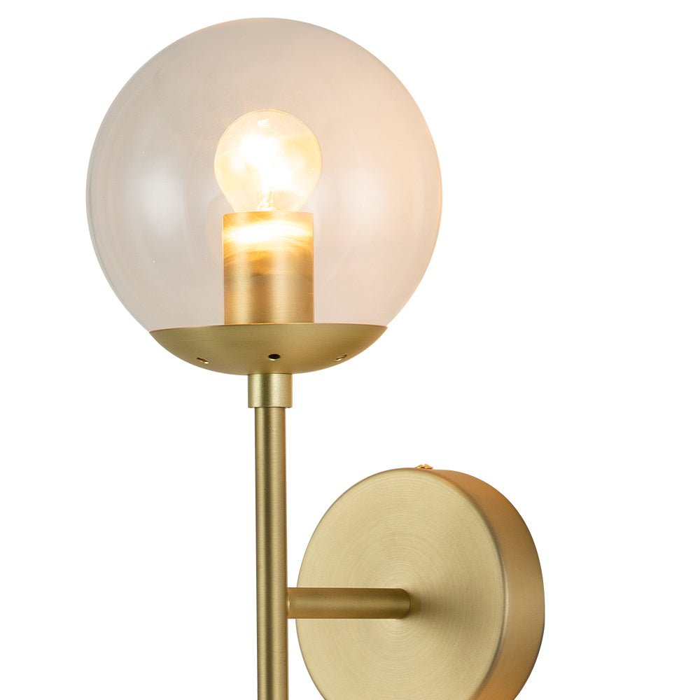 Hjarta Minimalist Glass Wall Sconce - Lamp Copper