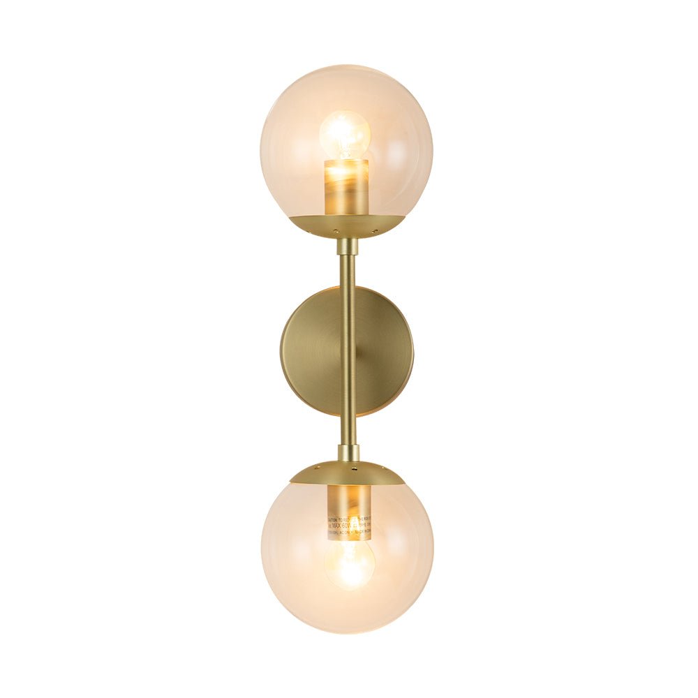Hjarta Minimalist Glass Wall Sconce - Lamp Copper