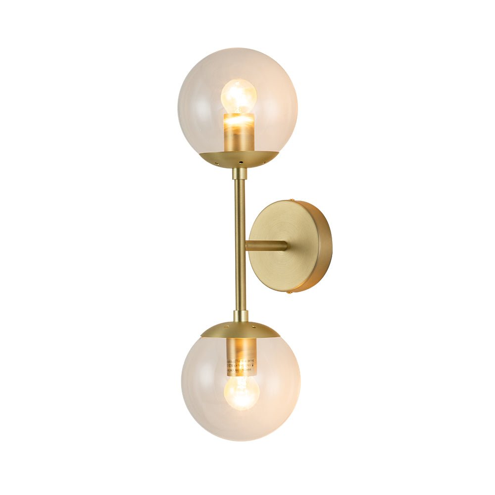 Hjarta Minimalist Glass Wall Sconce - Lamp Copper