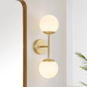 Hjarta Minimalist Glass Wall Sconce - Lamp Copper