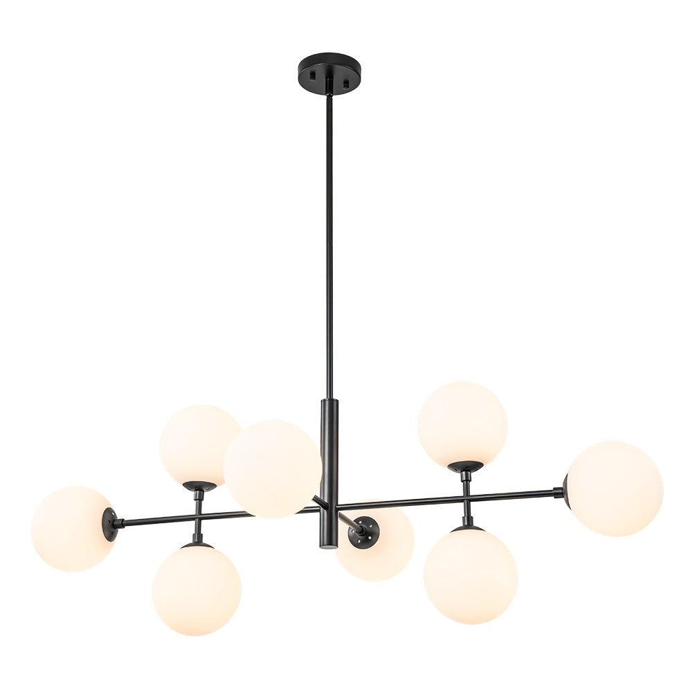 Glorioso Linear Glass Chandelier -Neutral Decor