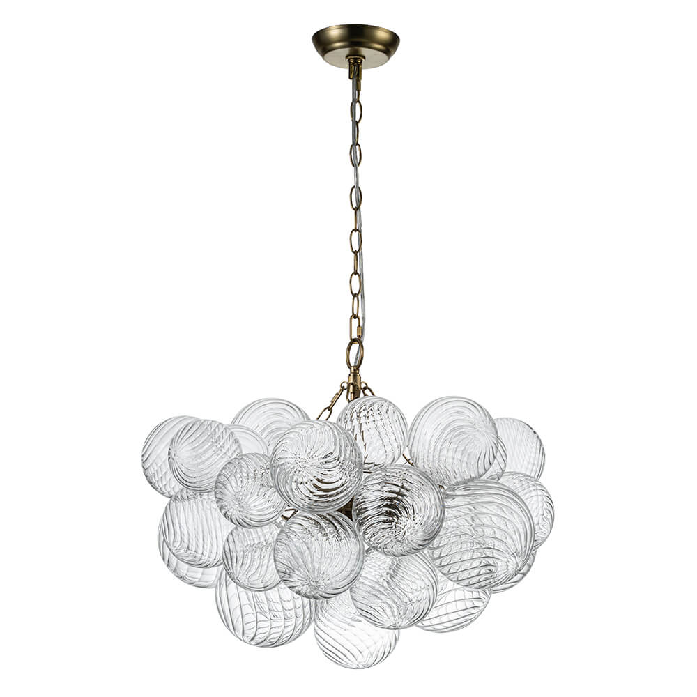 Stellia Bubble Art Brass Chandelier - Lamp Copper