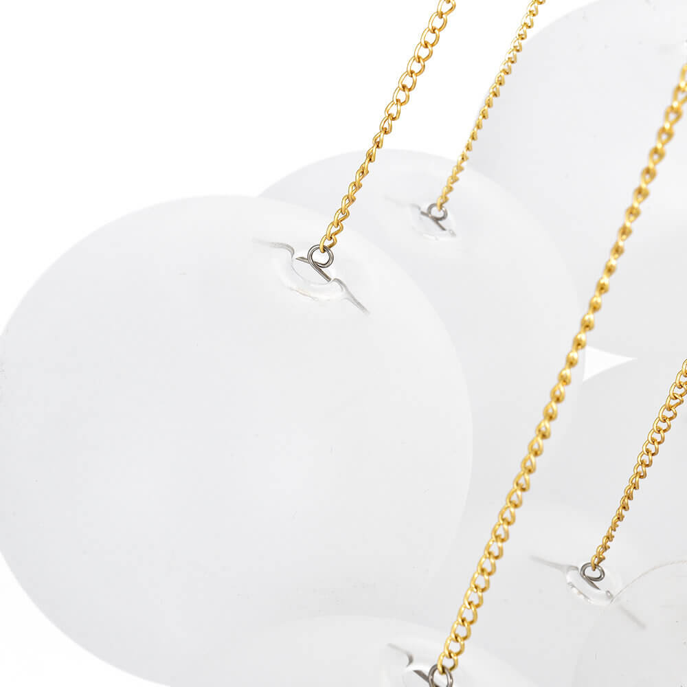 Hjemli Modern Glass Chandelier-Neutral Decor