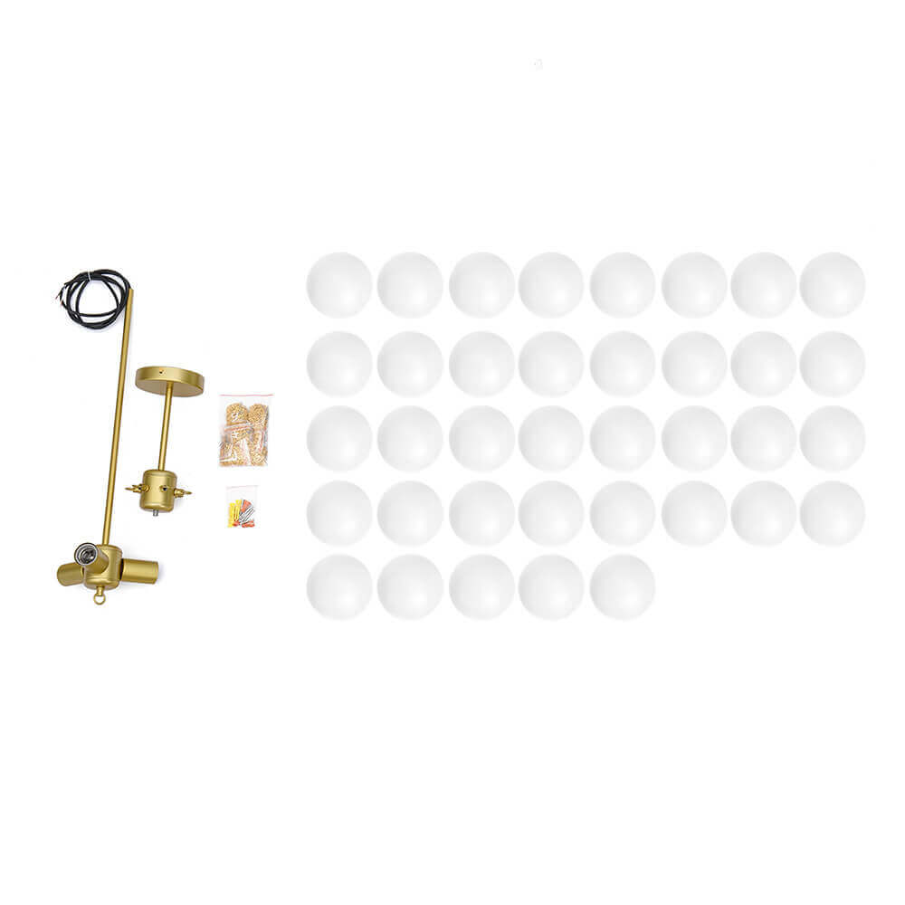 Hjemli Modern Glass Chandelier-Neutral Decor