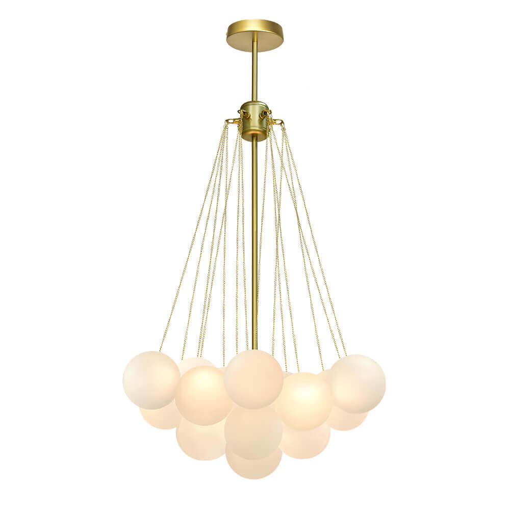 Hjemli Modern Glass Chandelier-Neutral Decor
