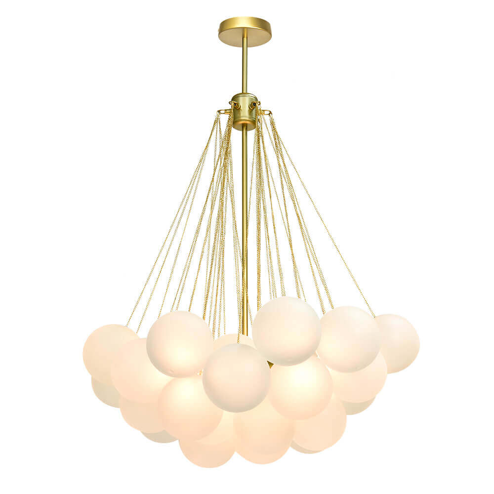 Hjemli Modern Glass Chandelier-Neutral Decor