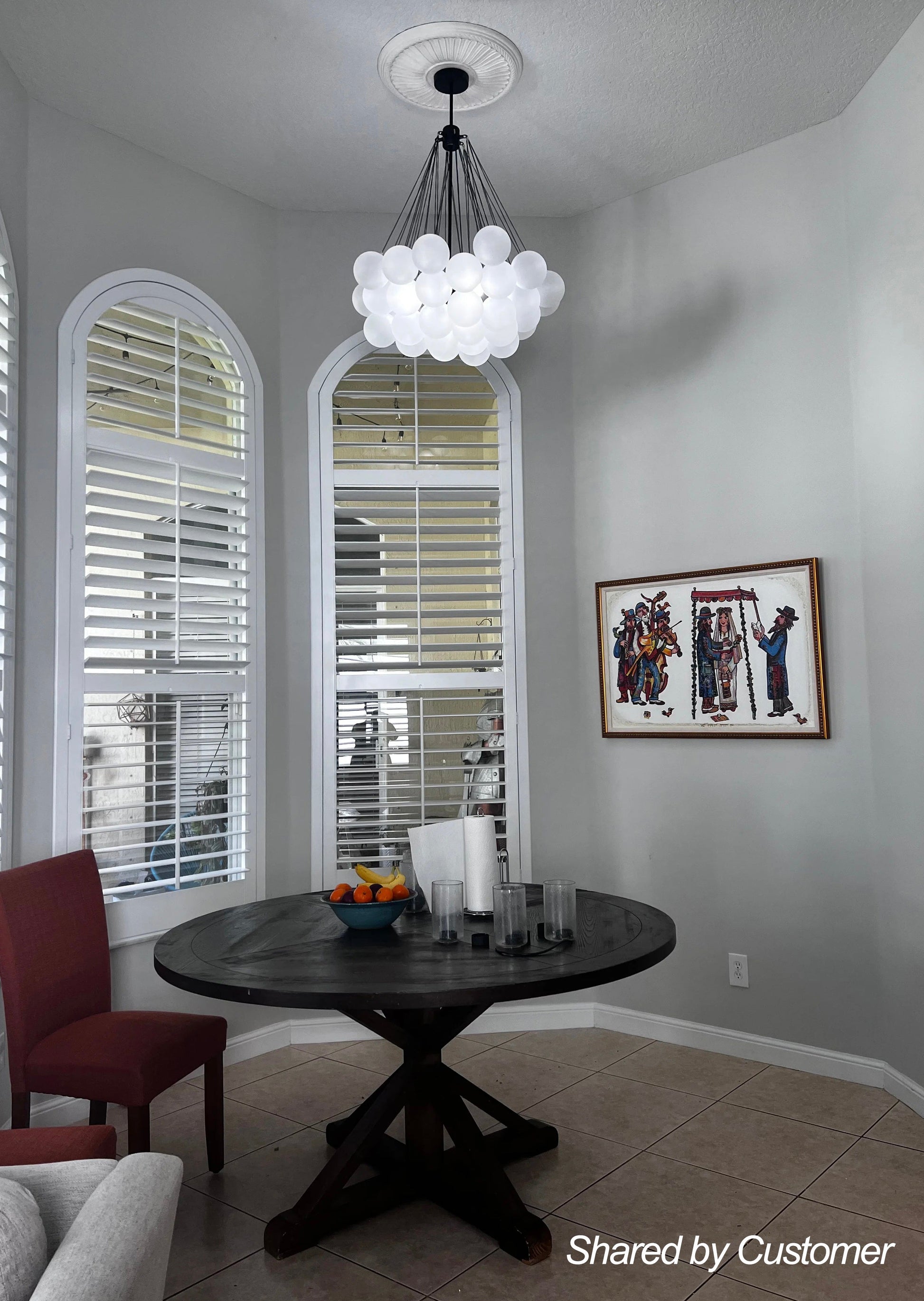 Hjemli Modern Glass Chandelier-Neutral Decor