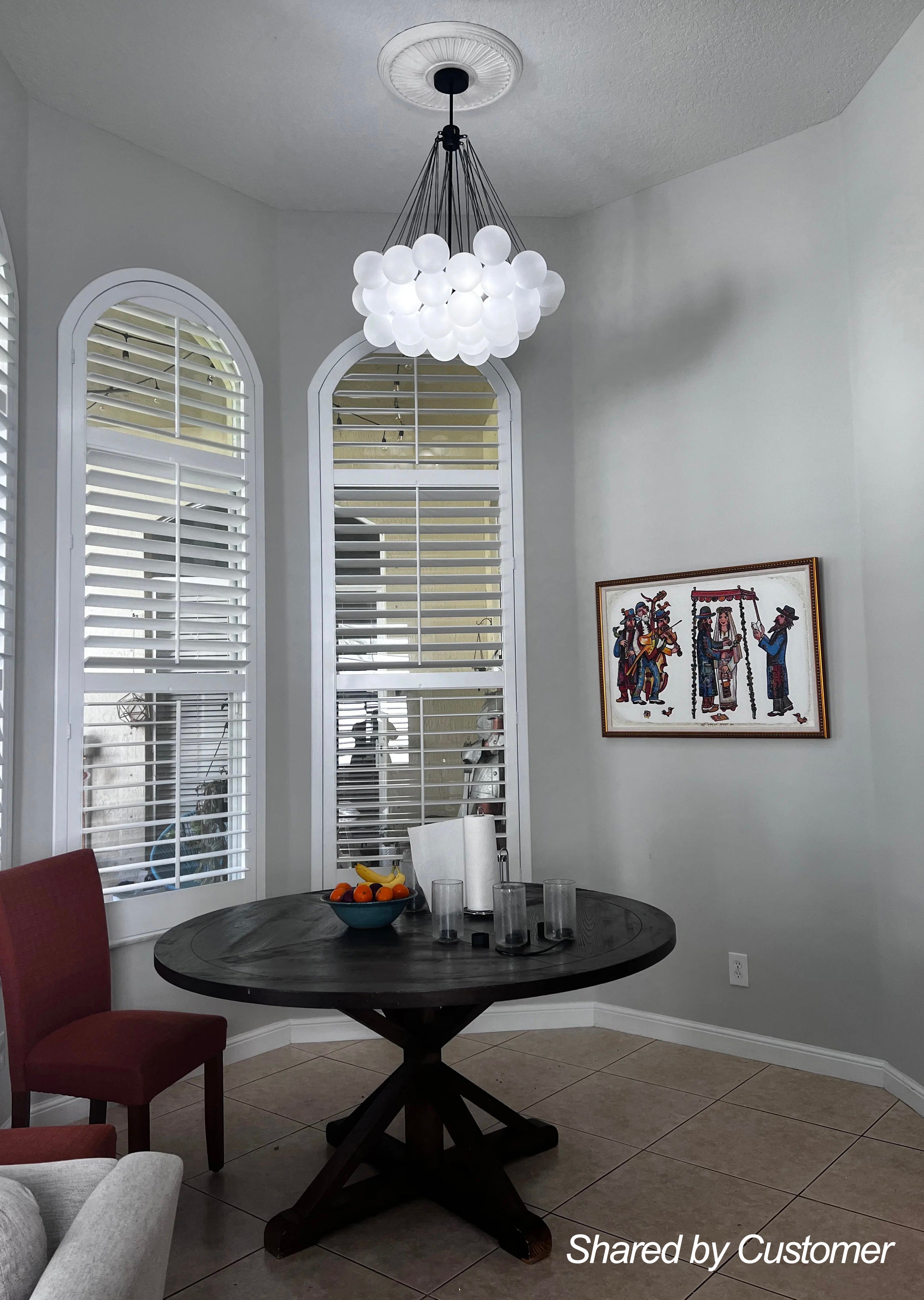 Hjemli Modern Glass Chandelier-Neutral Decor