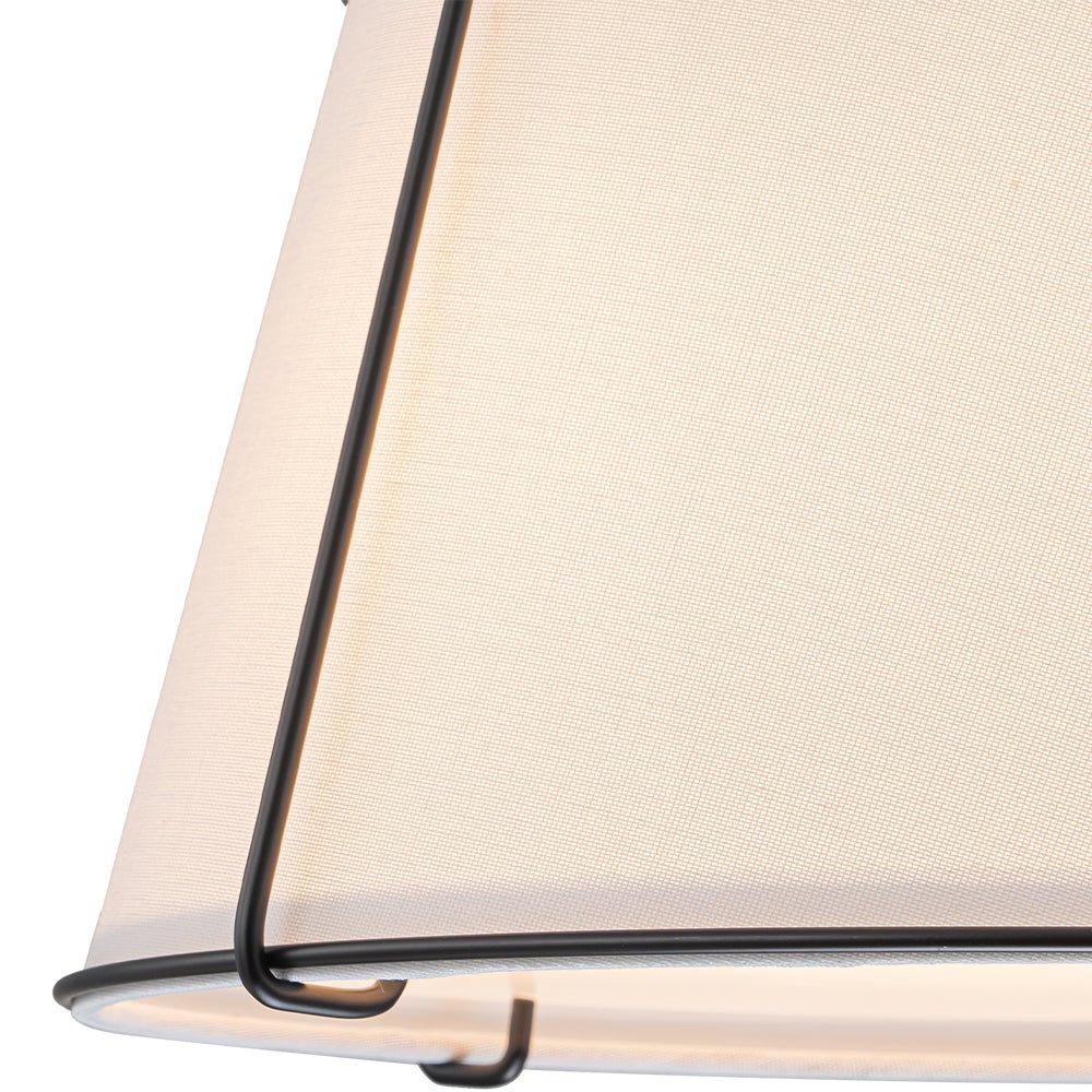 Vesina Linen Semi Flush Mount Ceiling Light-Neutral Decor