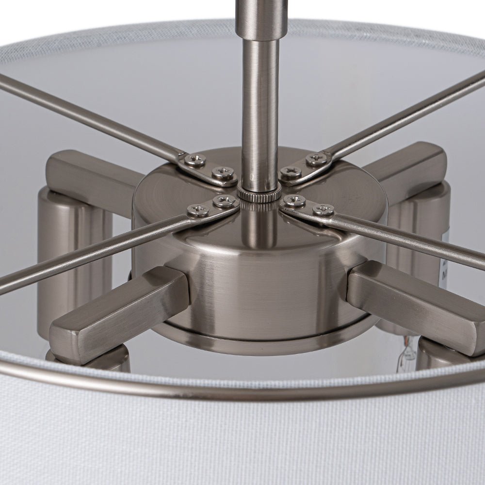 Vesina Linen Semi Flush Mount Ceiling Light-Neutral Decor