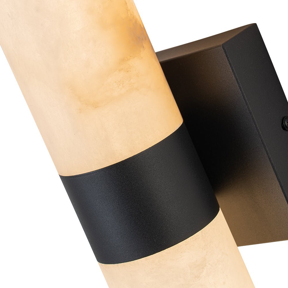 Glitre LED Linear Alabaster Bathroom Wall Sconce-Neutral Decor