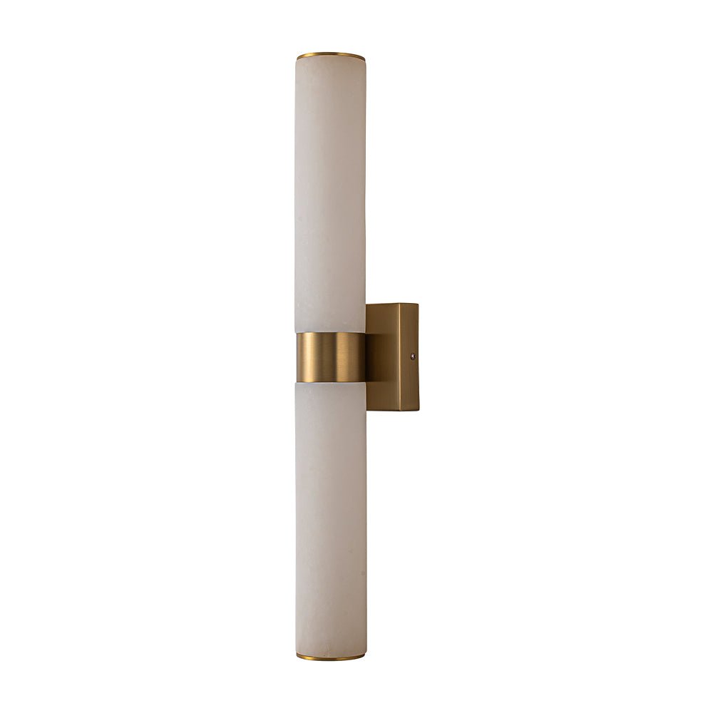 Glitre LED Linear Alabaster Bathroom Wall Sconce-Neutral Decor