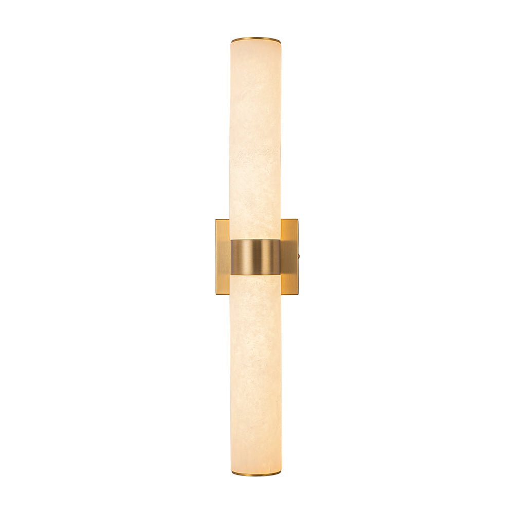 Glitre LED Linear Alabaster Bathroom Wall Sconce-Neutral Decor