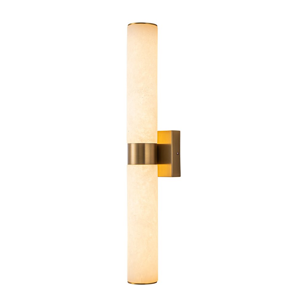 Glitre LED Linear Alabaster Bathroom Wall Sconce-Neutral Decor
