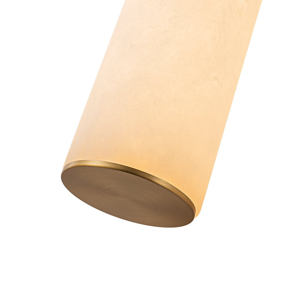Glitre LED Linear Alabaster Bathroom Wall Sconce-Neutral Decor
