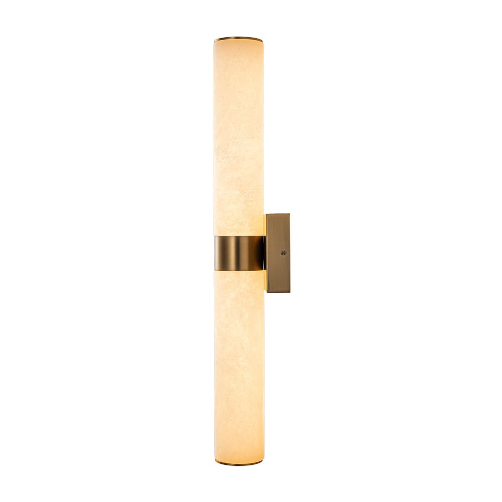 Glitre LED Linear Alabaster Bathroom Wall Sconce-Neutral Decor