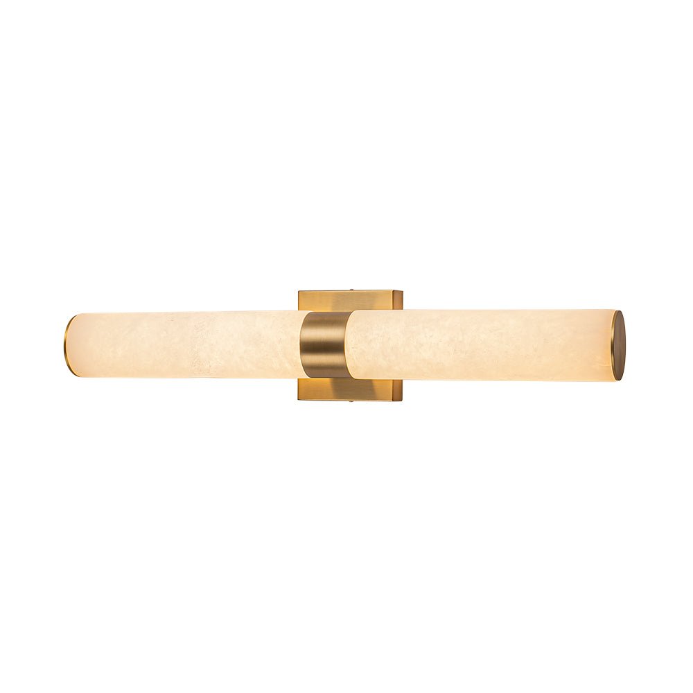 Glitre LED Linear Alabaster Bathroom Wall Sconce-Neutral Decor