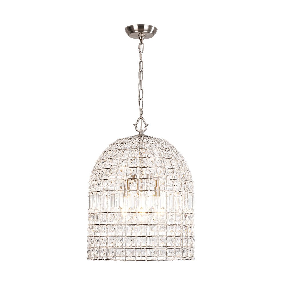 Elvora Antique Brass Crystal Chandelier-Neutral Decor