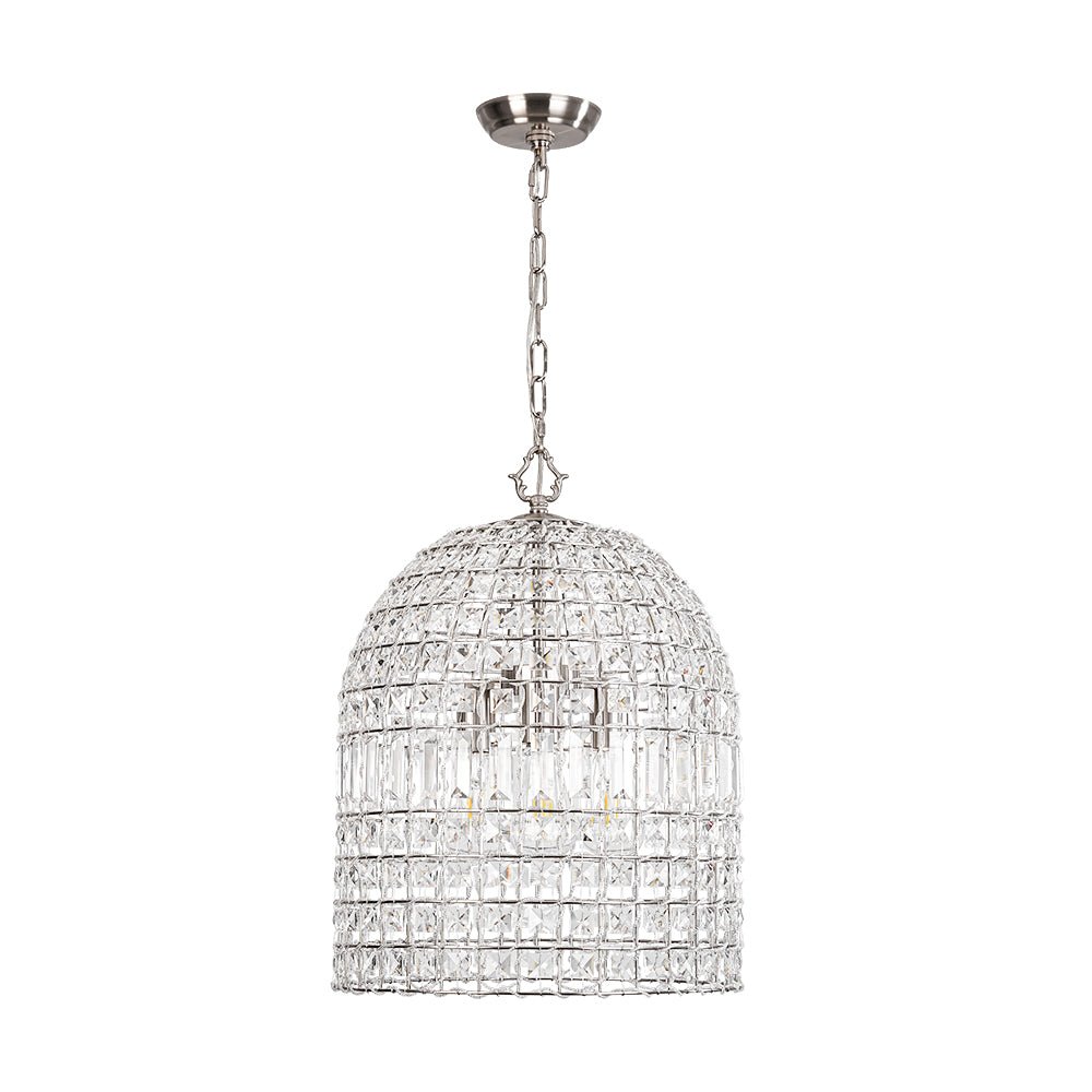 Elvora Antique Brass Crystal Chandelier-Neutral Decor