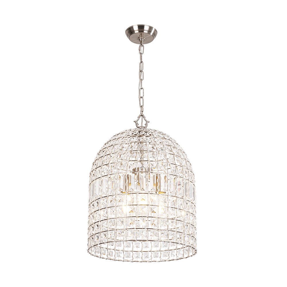 Elvora Antique Brass Crystal Chandelier-Neutral Decor