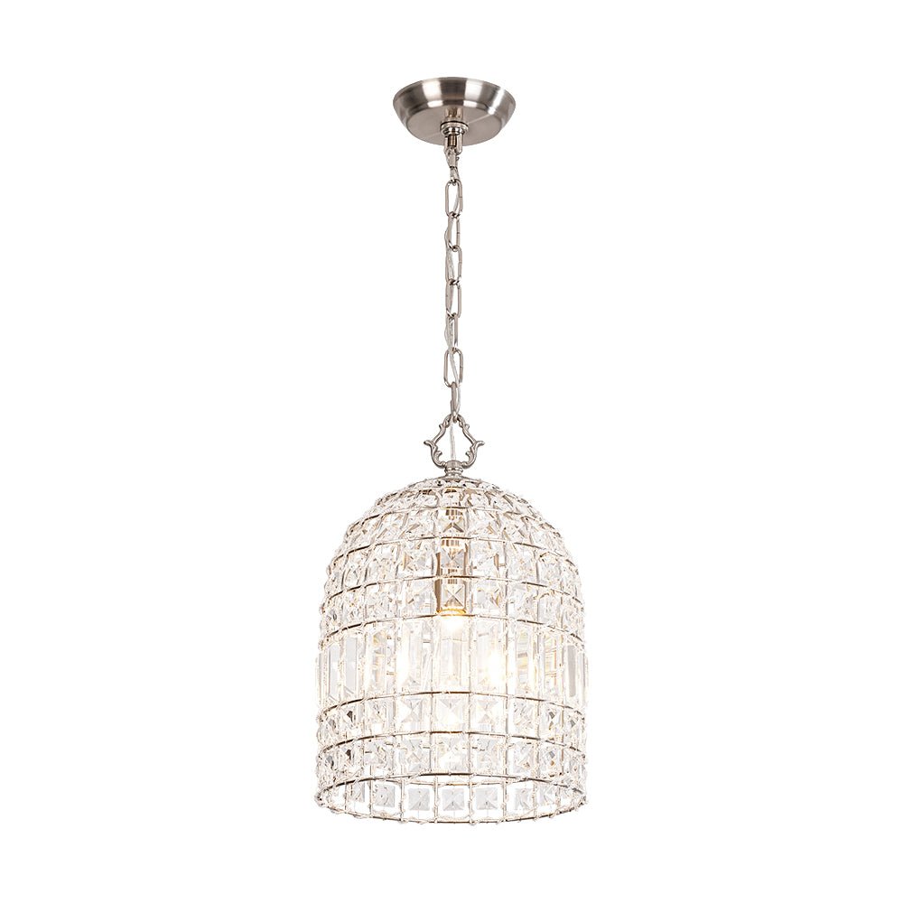 Elvora Antique Brass Crystal Chandelier-Neutral Decor