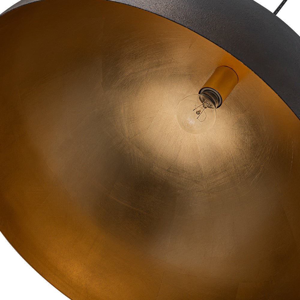 Lunari Industrial Dome Pendant Light-Neutral Decor
