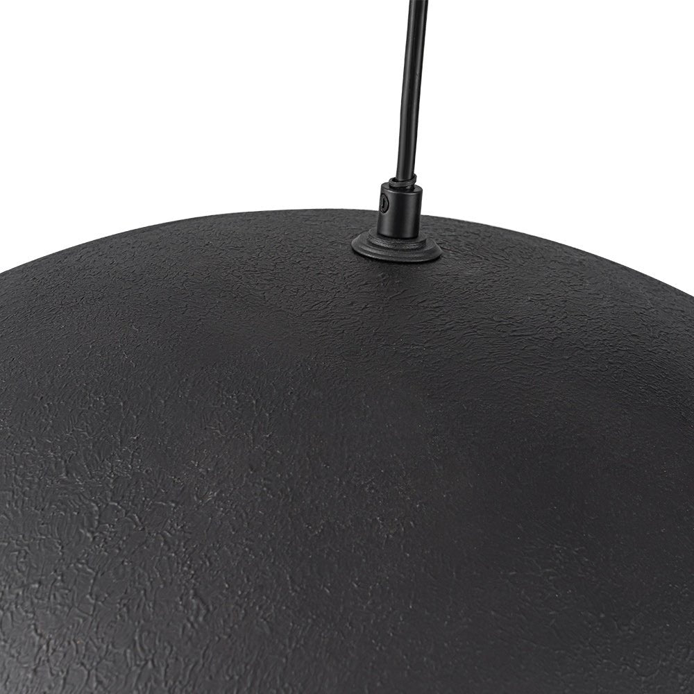 Lunari Industrial Dome Pendant Light-Neutral Decor