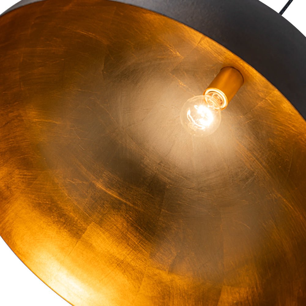 Lunari Industrial Dome Pendant Light-Neutral Decor