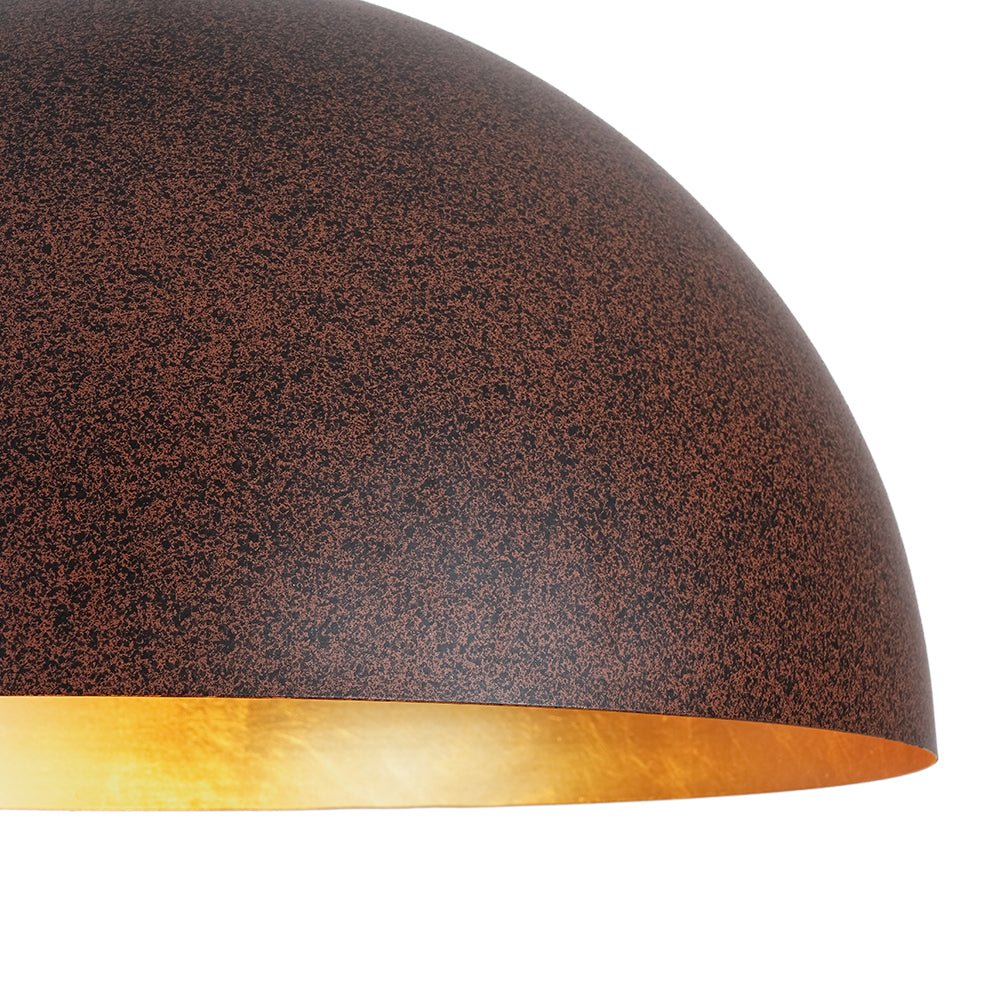 Lunari Industrial Dome Pendant Light-Neutral Decor