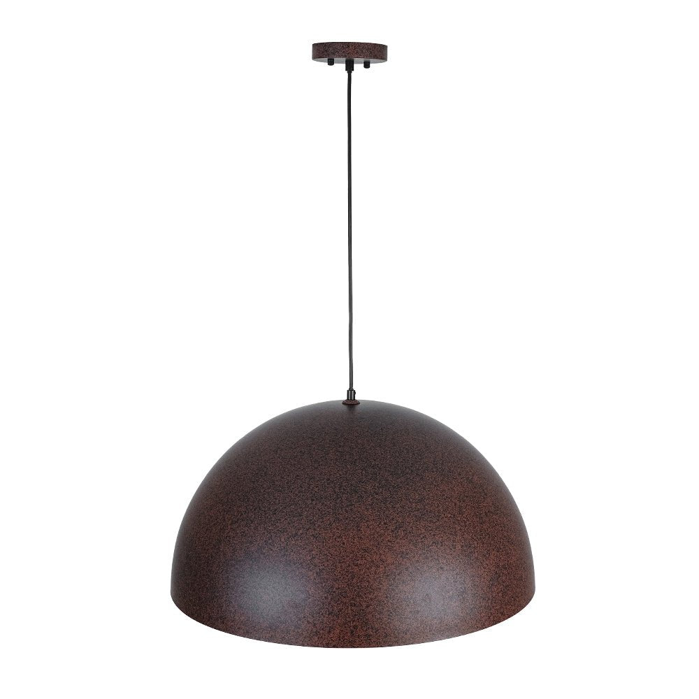 Lunari Industrial Dome Pendant Light-Neutral Decor