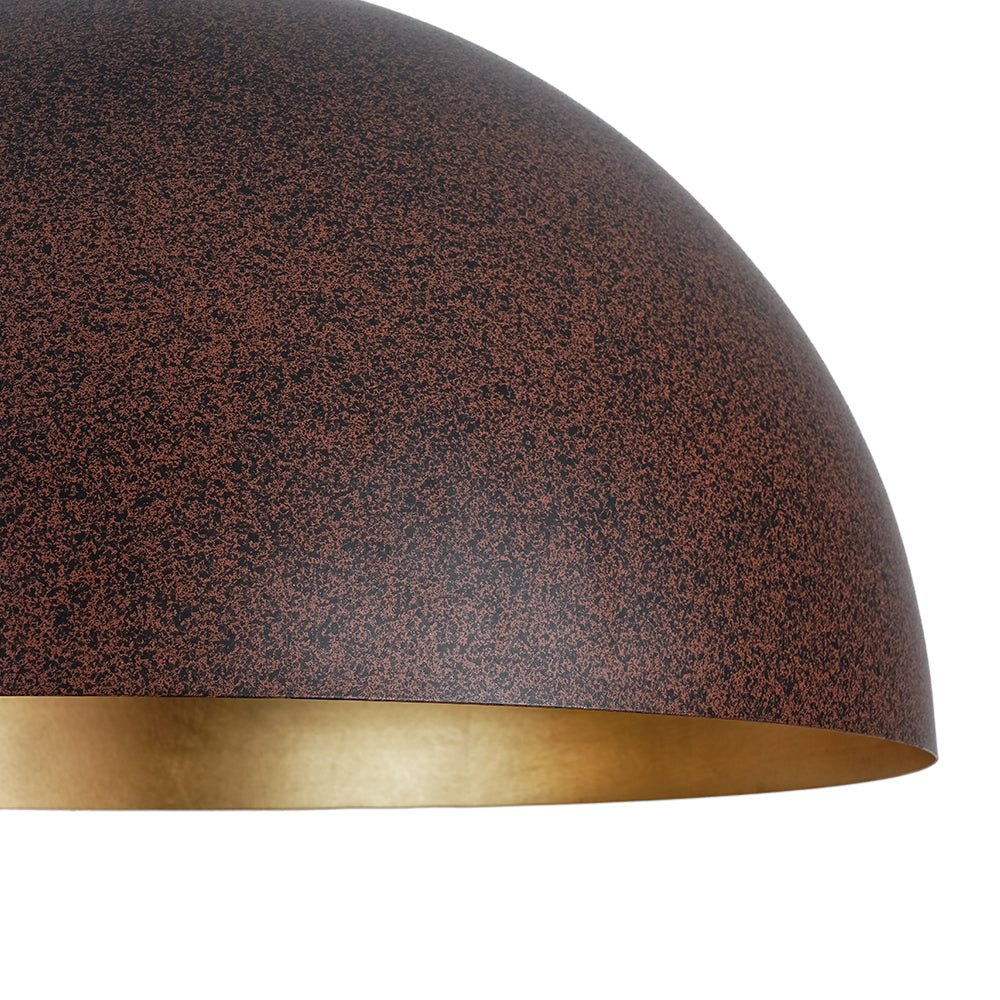 Lunari Industrial Dome Pendant Light-Neutral Decor