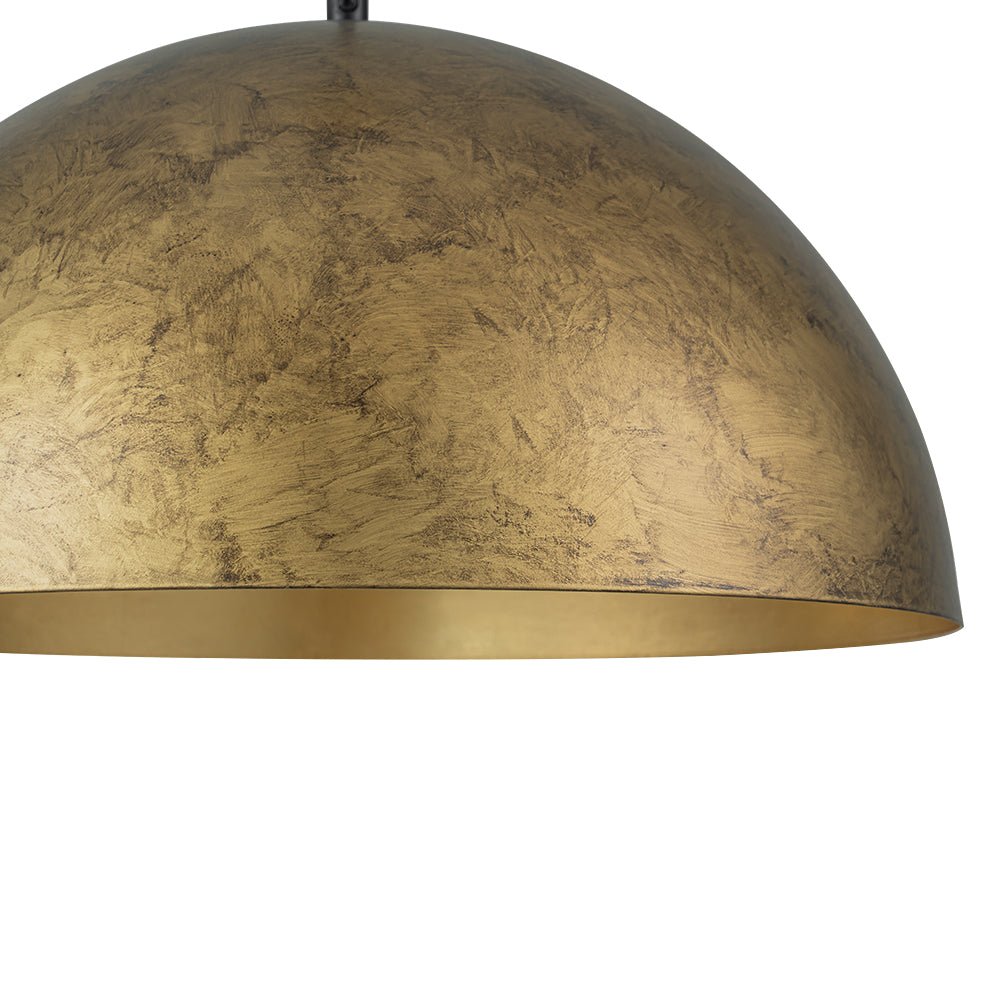 Lunari Industrial Dome Pendant Light-Neutral Decor