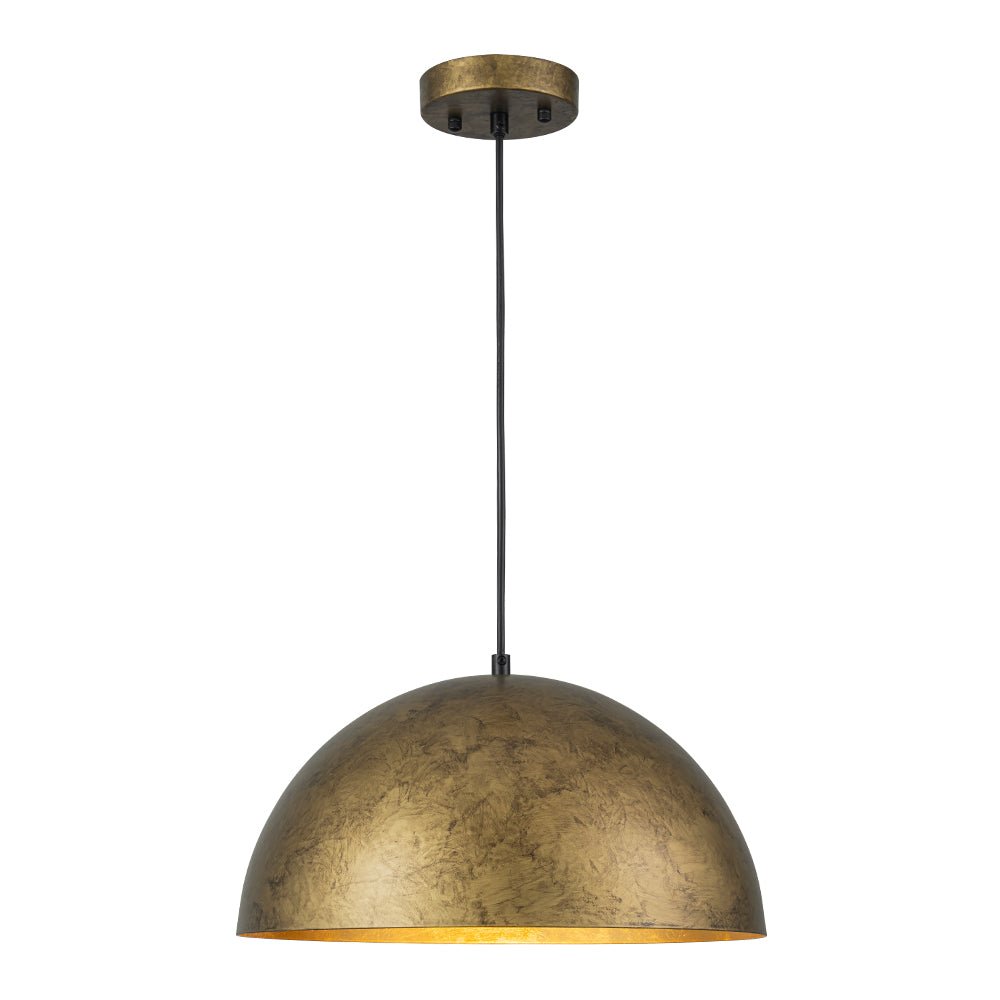 Lunari Industrial Dome Pendant Light-Neutral Decor