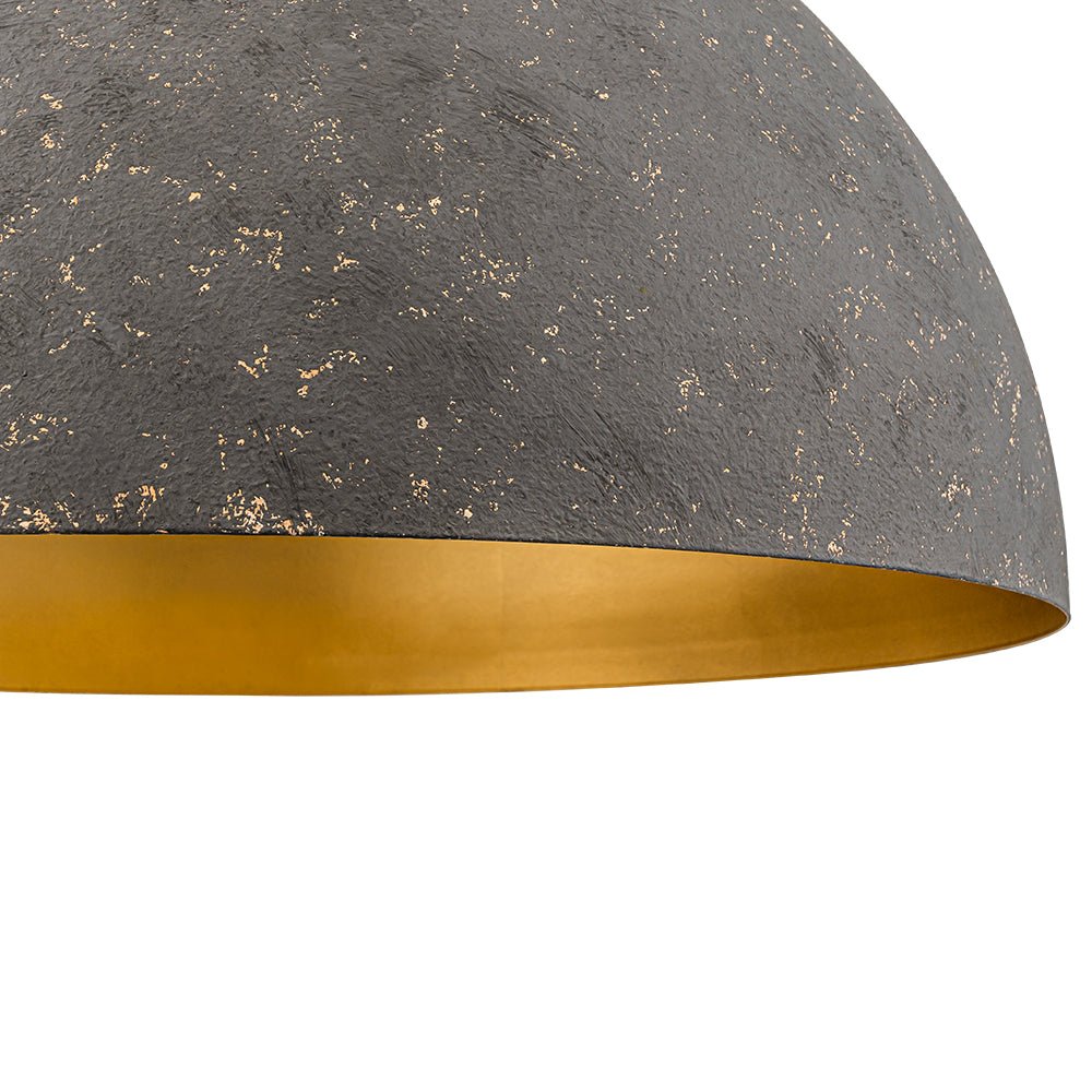 Lunari Industrial Dome Pendant Light-Neutral Decor