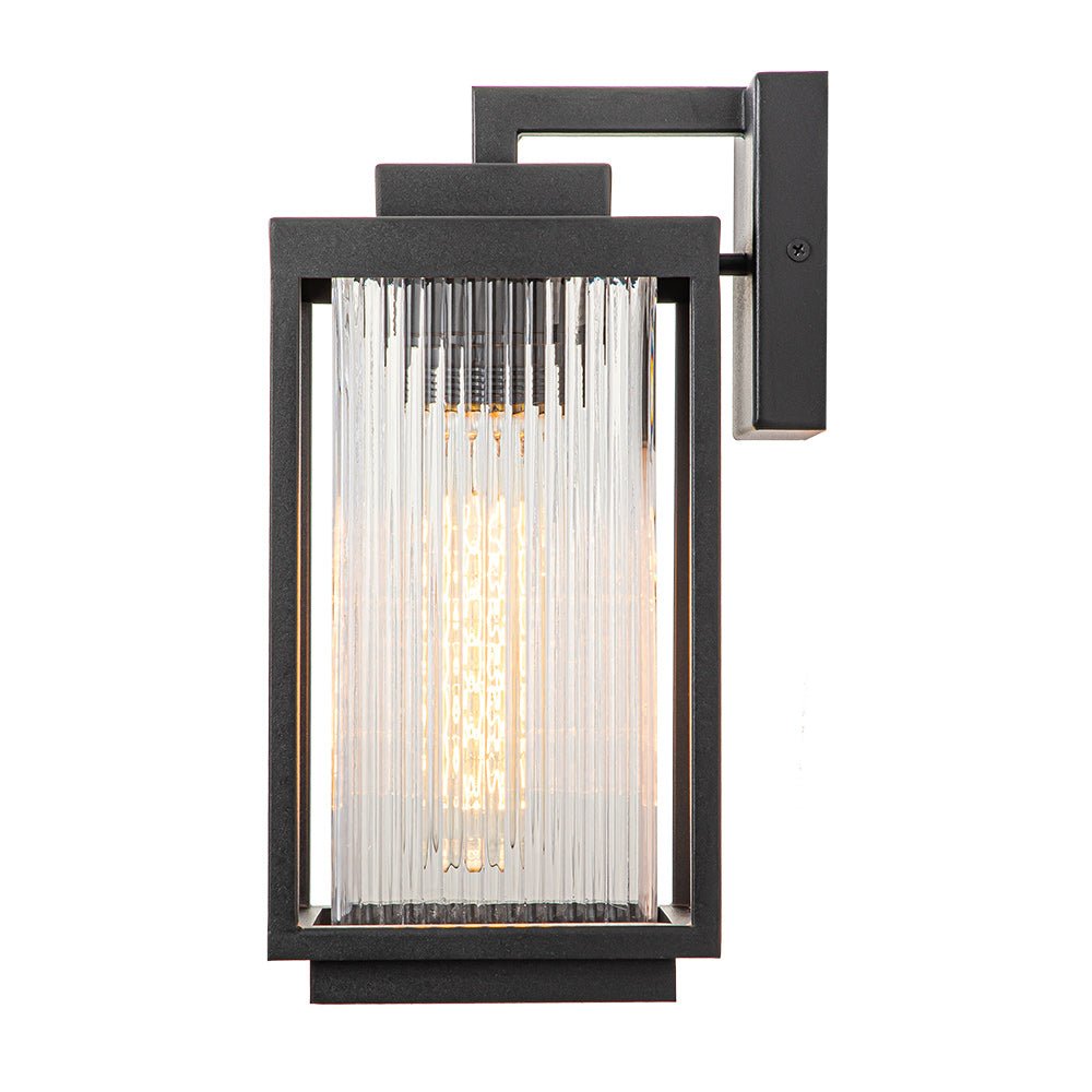 Vireon Outdoor Modern Glass Wall Lantern-Neutral Decor