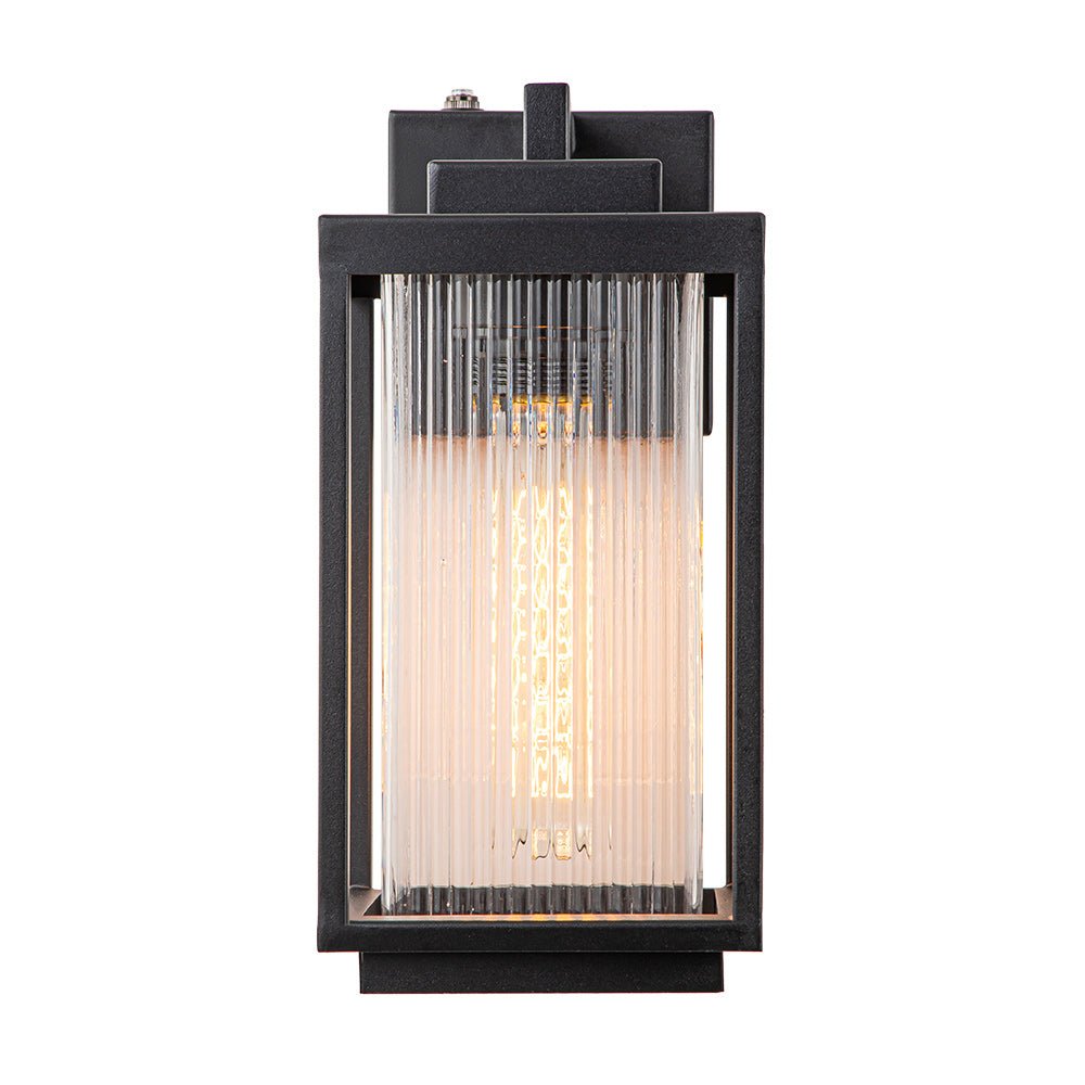 Vireon Outdoor Modern Glass Wall Lantern-Neutral Decor