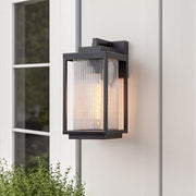 Vireon Outdoor Modern Glass Wall Lantern-Neutral Decor