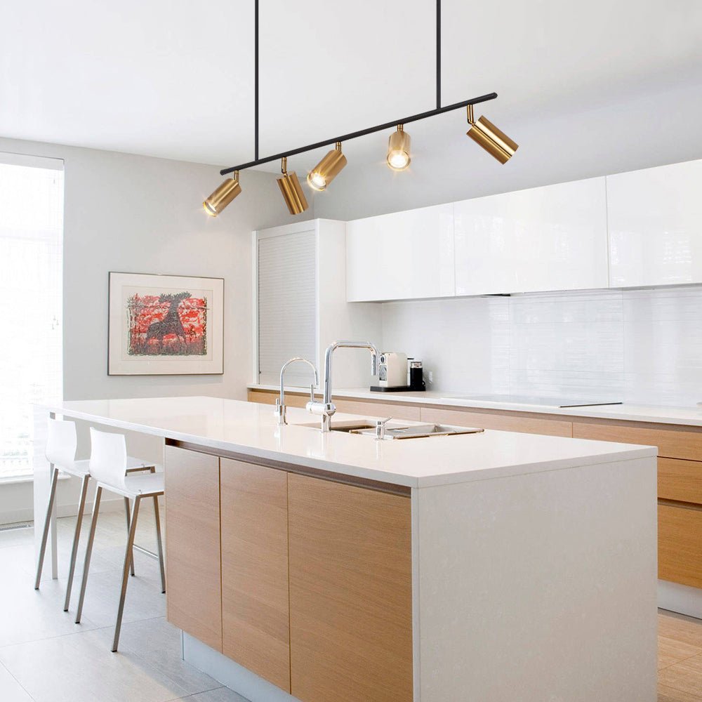 Modern Linear Metal Track Light - Lamp Copper